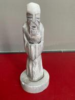 Statue sculptée « Père » en pierre naturelle, Antiquités & Art, Antiquités | Objets religieux, Enlèvement ou Envoi