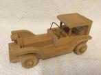 Vintage speelgoed in hout Auto  jaren 50, Antiek en Kunst, Antiek | Speelgoed, Ophalen of Verzenden