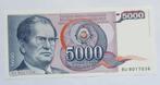 Joegoslavië 5.000 Dinara 1985, Postzegels en Munten, Bankbiljetten | Europa | Niet-Eurobiljetten, Ophalen of Verzenden, Joegoslavië