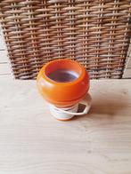 Girmi 1960 vintage oranje elektrische koffiemolen, Ophalen, Zo goed als nieuw