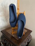 Ballerines en toile, Ophalen, Blauw, Ballerina's