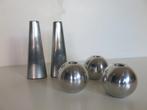 aluminium IKEA kandelaars vintage 7stuks, Ophalen of Verzenden, Gebruikt, Kandelaar