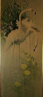 schilderij - Flamingo's - Vernon Ward, Antiek en Kunst, Kunst | Schilderijen | Klassiek, Ophalen