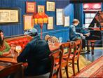 Jazz Café Olieverf op doek 60/80, Ophalen