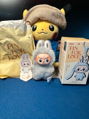 Pop Mart Labubu Pin for Love Series "C" Vinyl Plush Pendant beschikbaar voor biedingen