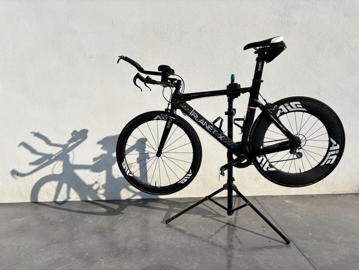 triathlonfiets   mt57,5 full carbon XL 10speed powermeter, Fietsen en Brommers, Fietsen | Heren | Sportfietsen en Toerfietsen