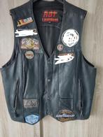 VINTAGE leren motorvest _ maat BE „L _XL_2XL" (verstelbaar), Motoren, Ophalen of Verzenden, Tweedehands, Jas | leer