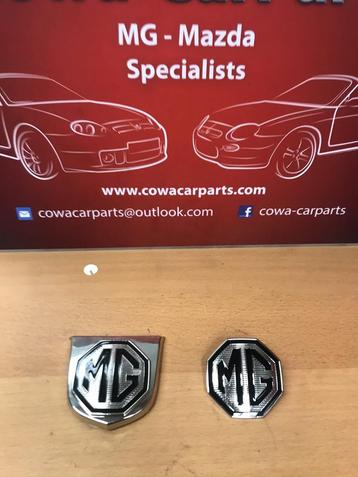 mg tf mgtf mg f mgf voor + achter logo nieuw zwart-grijs le5 beschikbaar voor biedingen