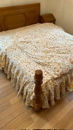 Eiken slaapkamer, 2 nachtkastjes, grote kast, Huis en Inrichting, Ophalen, Zo goed als nieuw