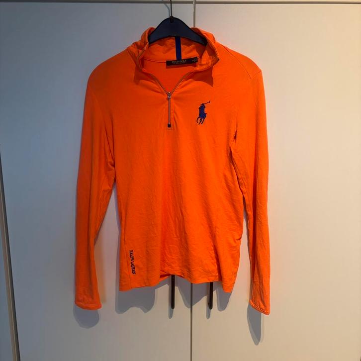 Polo Ralph Lauren Golf Quarter Zip – Maat S – Oranje, Kleding | Dames, Truien en Vesten, Zo goed als nieuw, Maat 36 (S), Oranje
