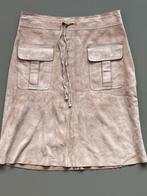 Suede rokje van Joseph, licht beige/camel, maat XS, Kleding | Dames, Rokken, Verzenden, Beige, Joseph, Maat 34 (XS) of kleiner