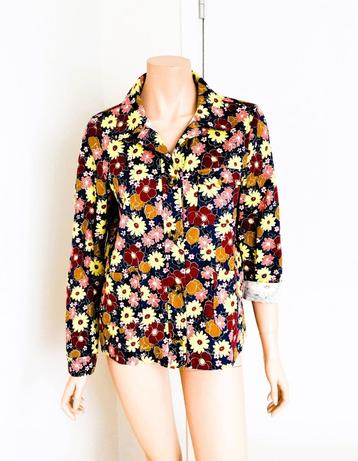 KING LOUIE - gebloemde katoenen vestje/ blouse - 36 beschikbaar voor biedingen