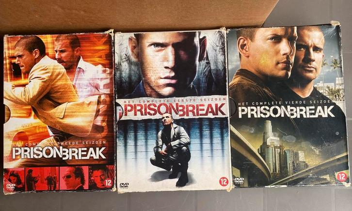 Prison Break DVD boxen seizoen 1, 2 & 4, Cd's en Dvd's, Dvd's | Tv en Series, Gebruikt, Actie en Avontuur, Boxset, Vanaf 16 jaar