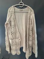Trui/vest van Bleu bonheur, Beige, Maat 46/48 (XL) of groter, Ophalen of Verzenden, Zo goed als nieuw