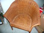 chaise fauteuil en osier, Riet of Rotan, Gebruikt, 50 tot 75 cm, Ophalen
