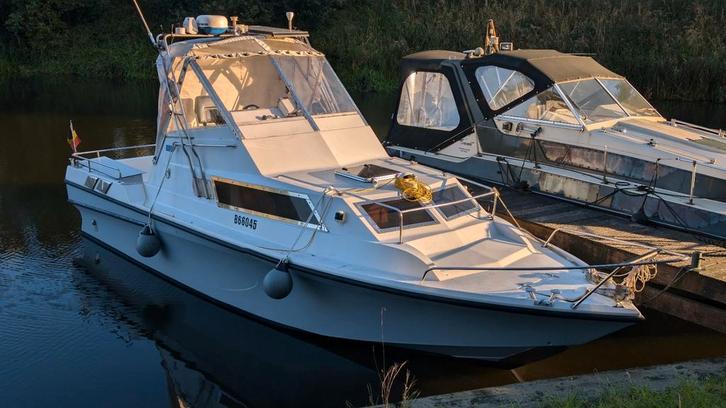 Boot, Watersport en Boten, Motorboten en Motorjachten, Gebruikt, Polyester, Diesel, Binnenboordmotor, 50 pk of meer, Ophalen