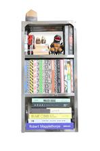 Étagères Bibliothèque Rangement - 76x40 cm - BOMBAY INDE, Envoi, Neuf