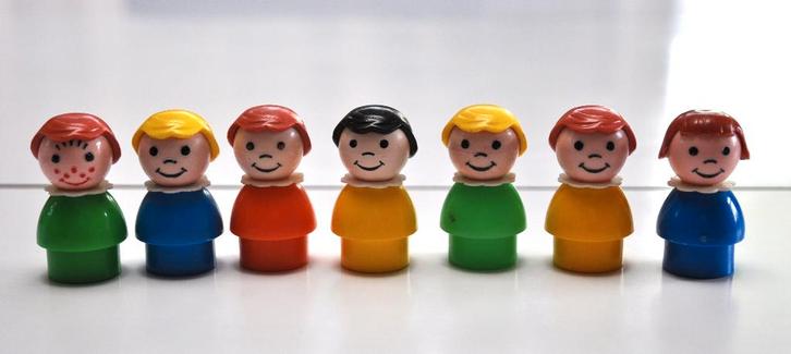 Fisher Price  vintage 7 meisjes, Kinderen en Baby's, Speelgoed | Fisher-Price, Gebruikt, Speelset, Ophalen of Verzenden