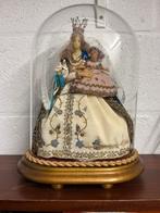 Maria met kindje onder glazen stolp, Huis en Inrichting, Woonaccessoires | Stolpen, Ophalen, Zo goed als nieuw