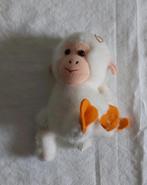 pluche witte aap met hanglus, Ophalen of Verzenden, Gebruikt