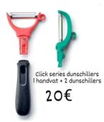 Tupperware click series dunschillers, Ophalen of Verzenden, Nieuw