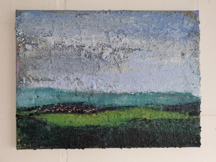 landschap - Frankrijk, Antiek en Kunst, Kunst | Schilderijen | Modern, Ophalen