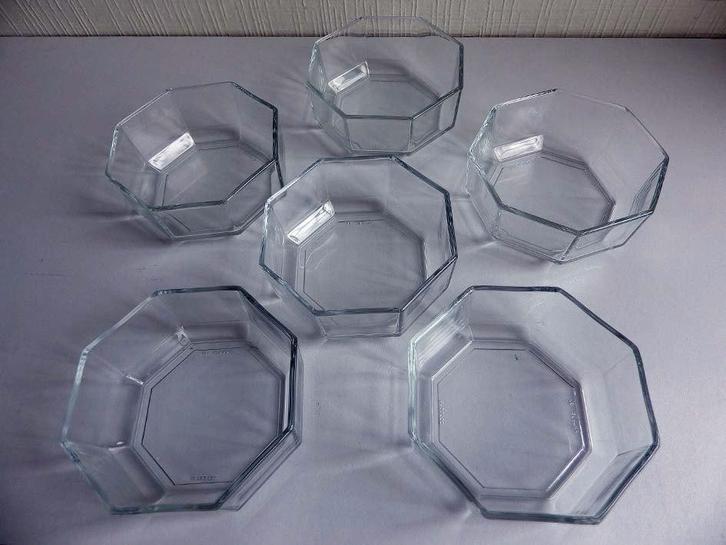 Vintage ARCOROC Vuurvaste Kommetjes (6/st)., Huis en Inrichting, Keuken | Servies, Zo goed als nieuw, Ophalen of Verzenden