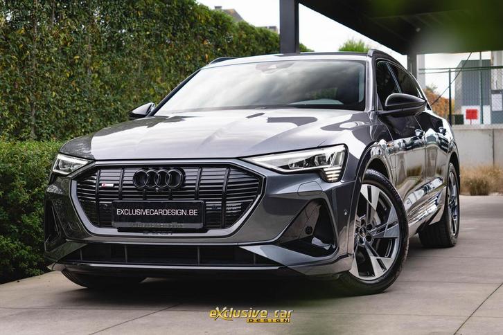 Audi e-tron 55 Quattro S line, Auto's, Audi, Bedrijf, e-tron, 360° camera, 4x4, ABS, Adaptive Cruise Control, Airbags, Airconditioning
