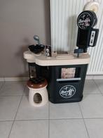 Speelgoed barbershop, Ophalen