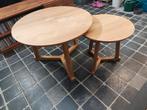 Set van 2 salontafel dia 70 en dia 46, hoogte 45 en 50, Enlèvement, Comme neuf