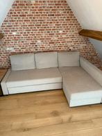 Slaapbank taupe Friheten, Huis en Inrichting, Ophalen, Zo goed als nieuw