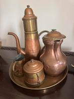 Koperen koffieset, Antiek en Kunst, Ophalen