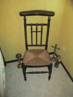chaise d'église ancienne du 20e siècle à vendre, Antiquités & Art, Enlèvement