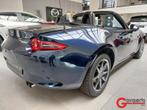 Mazda MX-5 Exclusive-Line 1.5L SKYACTIV-G 132PK 6MT142, Auto's, Mazda, Zwart, Cabriolet, Blauw, Bedrijf