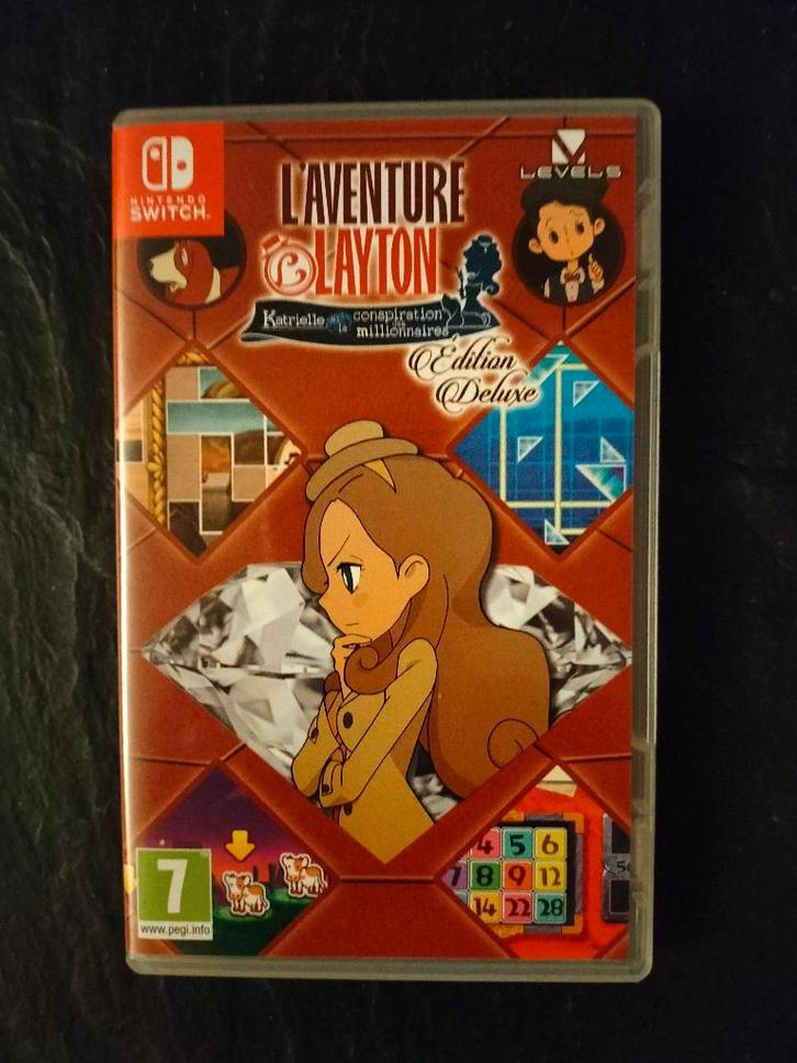 L'aventure Layton : Katrielle et la conspiration, Games en Spelcomputers, Games | Nintendo Switch, Zo goed als nieuw, Avontuur en Actie