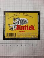 Bieretiket Antiek Blond, Verzamelen, Ophalen of Verzenden, Nieuw