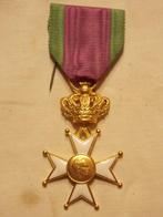 Belgische kruis veteranen koning Leopold III, Ophalen of Verzenden, Landmacht, Lintje, Medaille of Wings