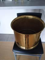 Koperen bloem pot 34 diameter hoog 28, Ophalen