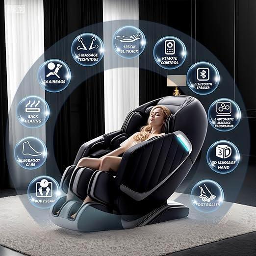 Fauteuil de massage complet HealthRelife | Nouveau, Sports & Fitness, Produits de massage, Neuf, Chaise de massage ou Coussin