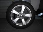 winterbanden op velg VW 5x112, Auto-onderdelen, Banden en Velgen, Ophalen, Gebruikt, 16 inch, Banden en Velgen