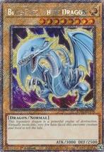 Blue-Eyes White Dragon (RA04) - Platinum Secret Rare - 1st, Hobby en Vrije tijd, Verzamelkaartspellen | Yu-gi-Oh!, Verzenden, Zo goed als nieuw