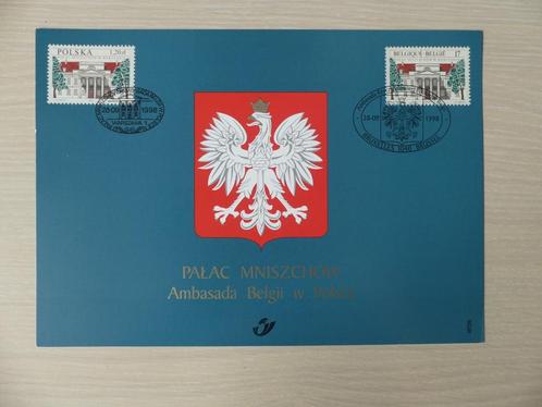 Herdenkingskaart 1998 :  België / Polen (2782), Postzegels en Munten, Postzegels | Europa | België, Ophalen of Verzenden