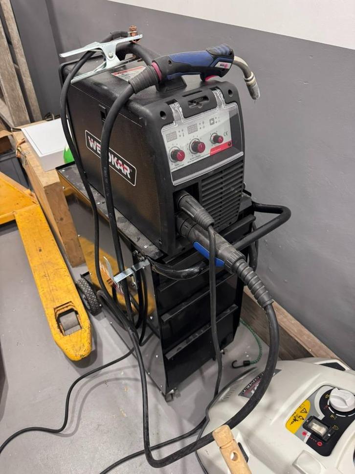 Weldkar MIG 200 lasinverter 230V, Doe-het-zelf en Bouw, Gereedschap | Lasapparaten, Nieuw, CO2, Minder dan 150 ampère, Ophalen