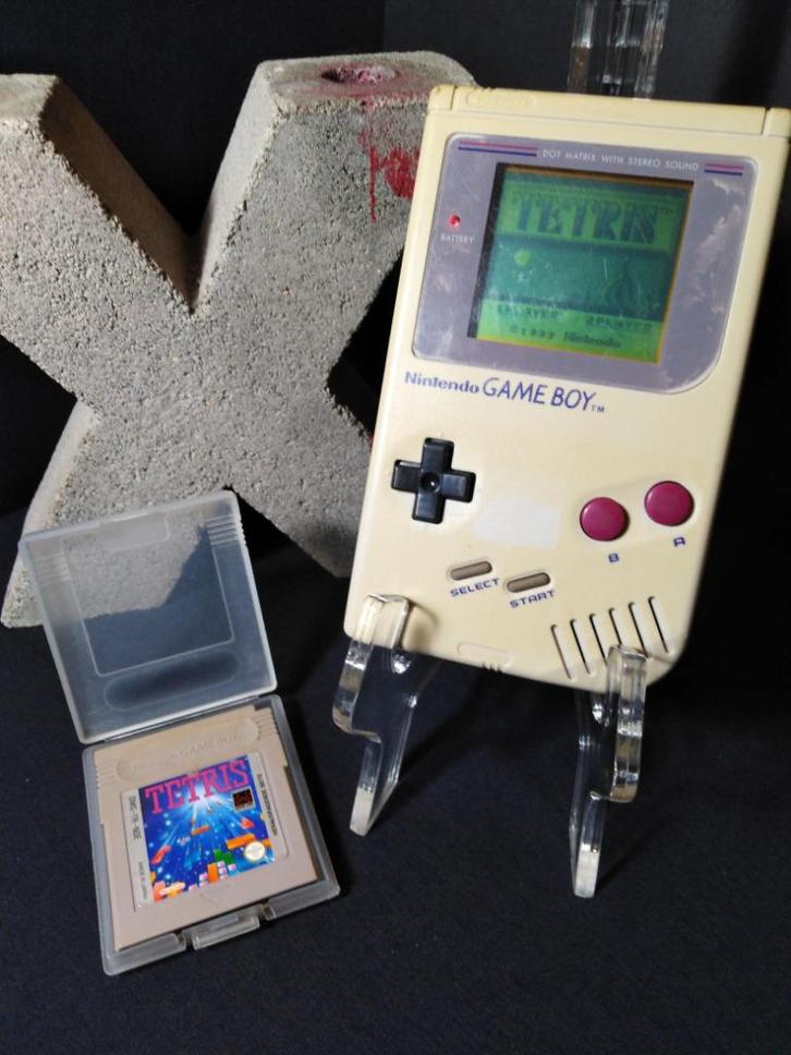 Game boy fat dmg-01 lot - 1989 - met Tetris-spel en Handy Po, Games en Spelcomputers, Games | Nintendo Game Boy, Refurbished, Overige genres