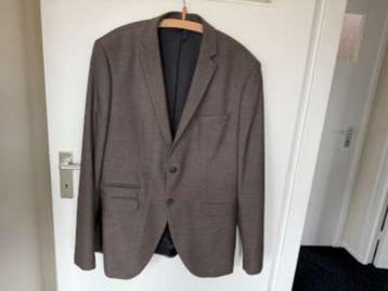 Carreman colbert gevoerd bruin mt 52. beschikbaar voor biedingen