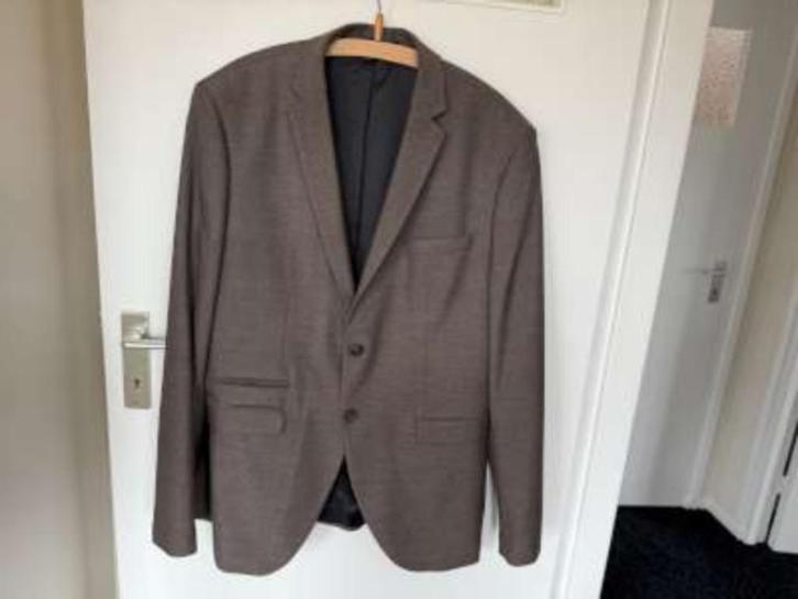 Carreman colbert gevoerd bruin mt 52., Kleding | Heren, Kostuums en vesten, Nieuw, Maat 52/54 (L), Bruin, Ophalen of Verzenden