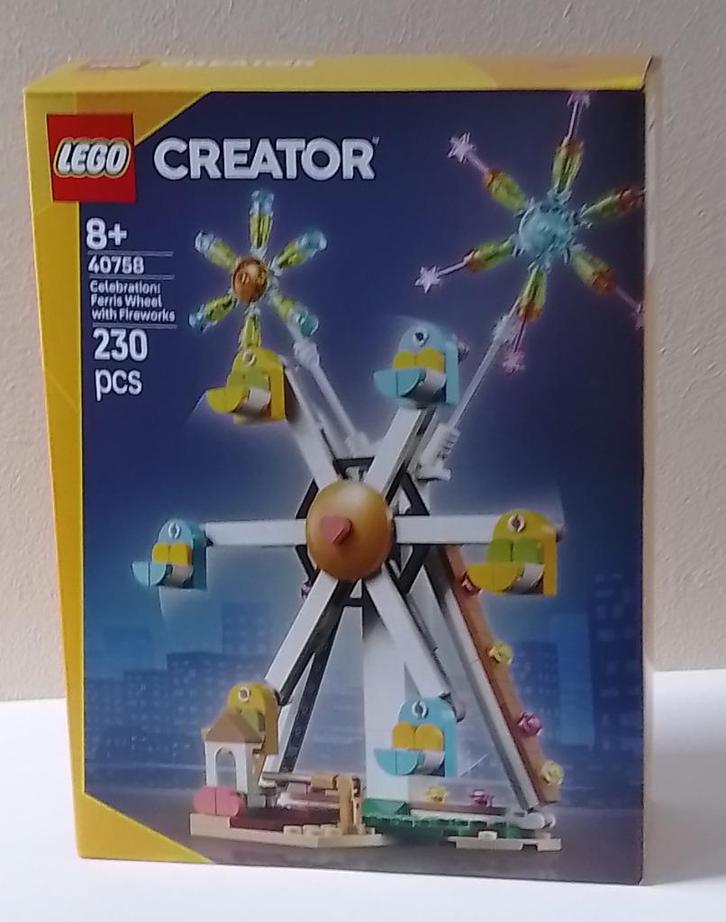 Lego Creator - Ferris Wheel With Fireworks (40758) - NIEUW, Kinderen en Baby's, Speelgoed | Duplo en Lego, Nieuw, Lego, Complete set