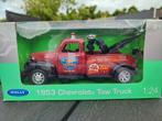 1/24 welly Chevrolet takelwagen met takelwagen, Ophalen of Verzenden, Zo goed als nieuw, Auto, Welly