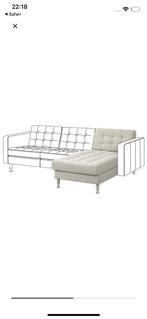 Meridienne landskrona, Maison & Meubles, Enlèvement, Utilisé, Tissus, Scandinave