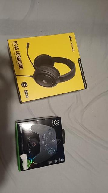 Corsair headset - PowerA controller xbox beschikbaar voor biedingen